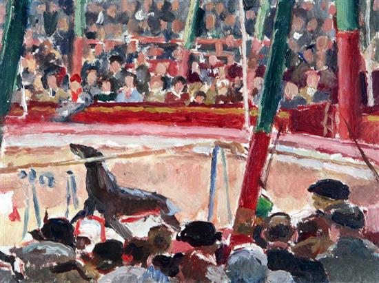 § Clifford Hall (1904-1973) Mills Circus, Luton c.1933, 6.25 x 8.5in.